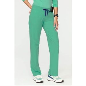 FIGS Livingston Basic Scrub Pants Surgical Green